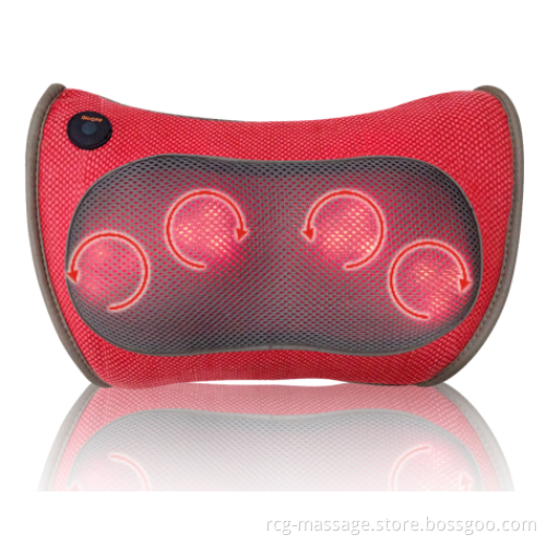 Rocago Kneading Shiatsu Car Massage Cushion with Infrared Heating Home Office Car